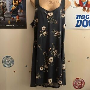 Wallflower Blue and Pink Mini Dress